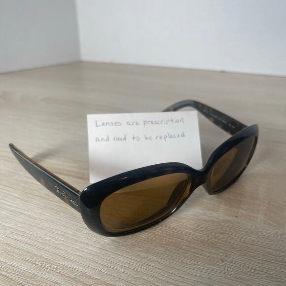 Ray-Ban JACKIE OHH RB4101 710 Cat Eye Tortoise Italy FRAMES ONLY 58-17-135 - Picture 1 of 8